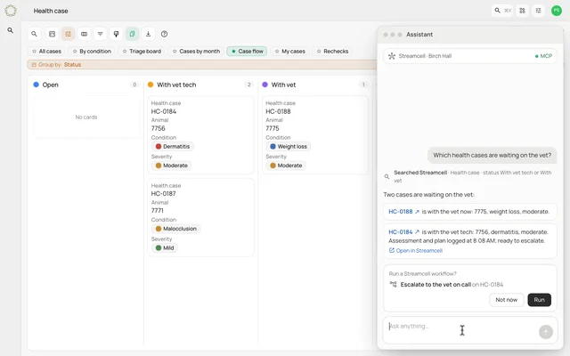 Explore connecting your own AI assistant — product demonstration