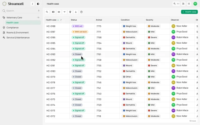 Preview higher-contrast status badges — product demonstration