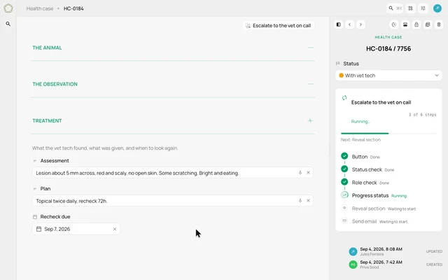 Follow each step of a workflow run — product demonstration