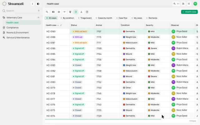 Create a case without leaving the list — product demonstration