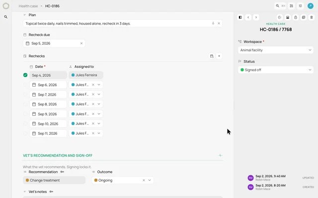 Plan a series of rechecks — product demonstration